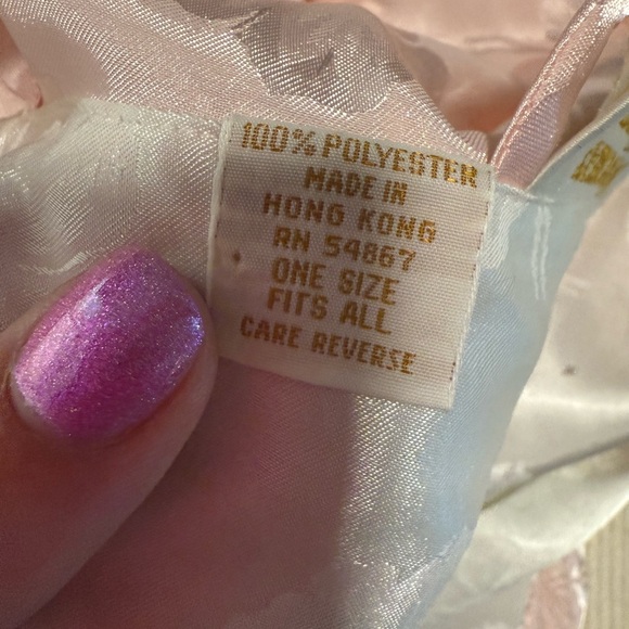 Vintage Victoria’s Secret Pink Floral Satin Jacquard Kimono Robe Lingerie - Picture 8 of 10